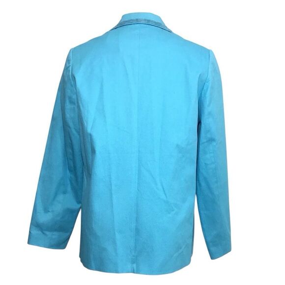 Quaker Factory Sequin Single Button Blazer Size Large - Picture 4 of 11